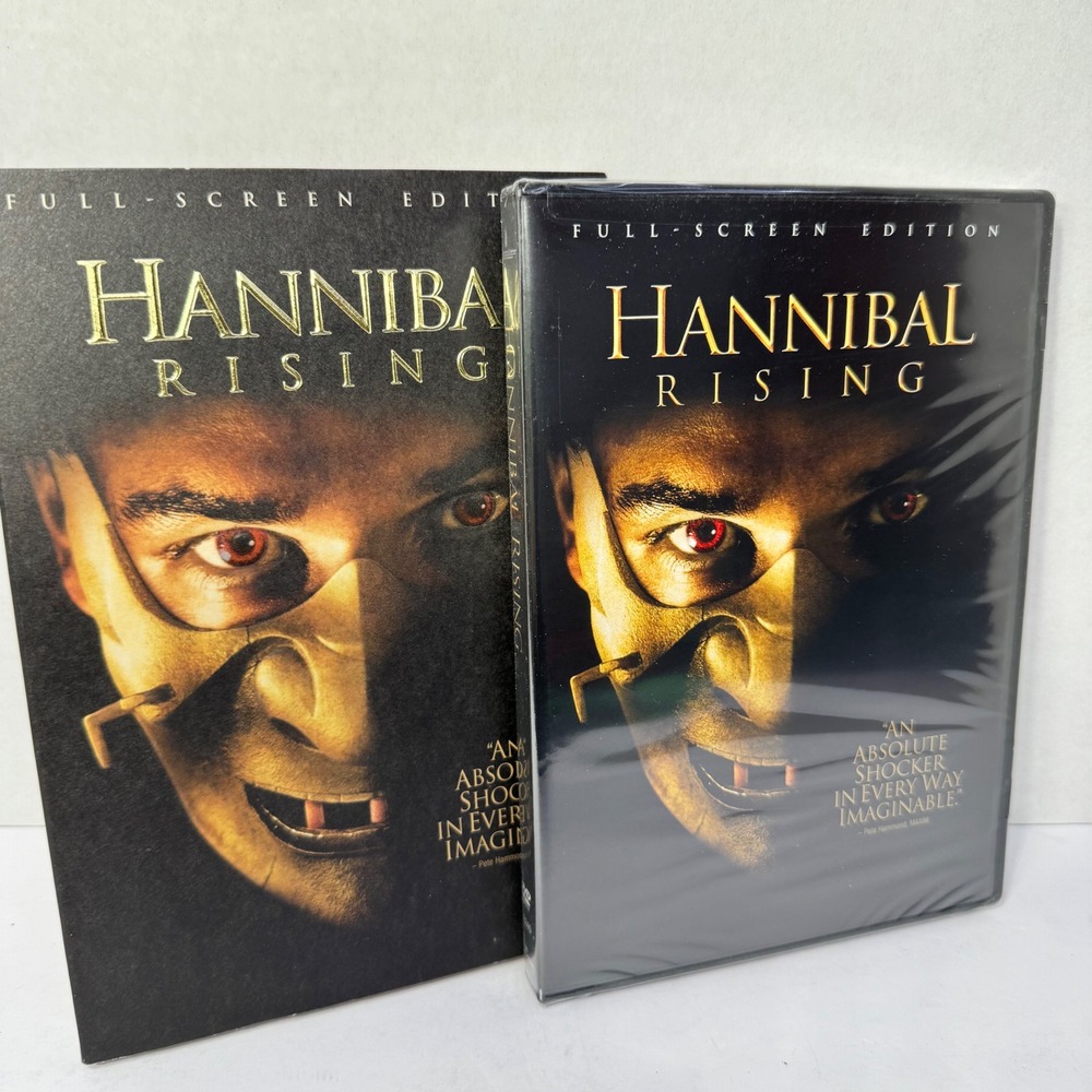 Hannibal Rising DVD Full Screen Edition 2006 New Sealed with Slipcover R Rated